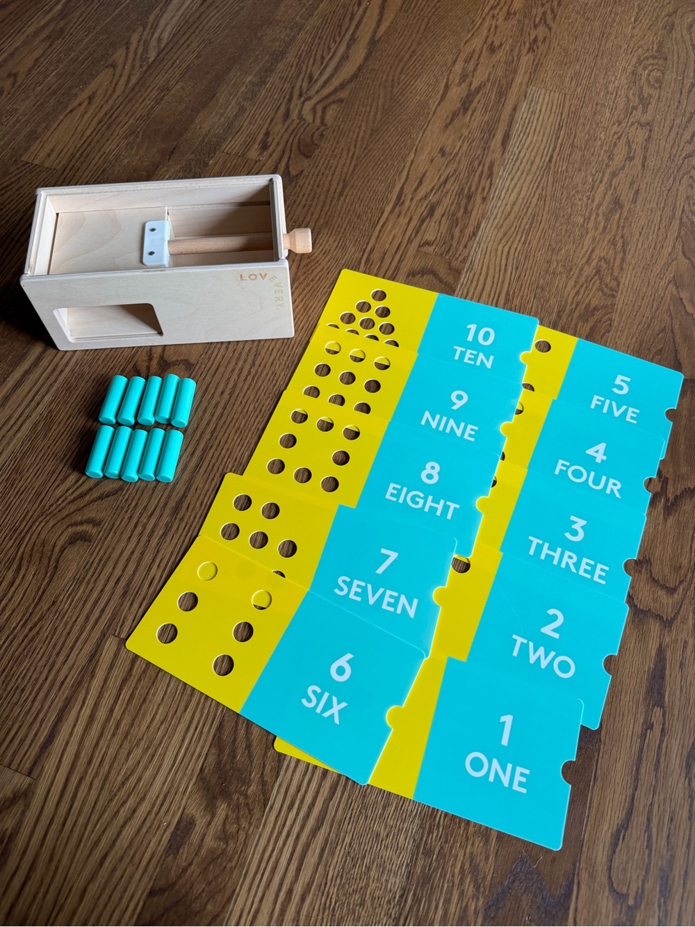 Lovevery Wooden Counting Box